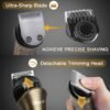 Ufree Hair Clippers for Men Professional with Beard Trimmer, Barber Clippers and Trimmers Set, Electric Razor Shavers for Men, Cordless Mens Grooming Kit for Nose, Face, Hair, Gifts