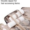 71NTtTEAMPL._AC_SL1500_.jpg BAGSMART Toiletry Bag Travel Bag with Hanging Hook, Water-resistant Makeup Cosmetic Bag Travel Organizer for Accessories, Shampoo, Full-size Container, Toiletries