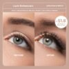 Eyelash Serum, Nutrient Formula Lash Serum Growths Fuller & Longer Looking, Clear Eyebrow Growth Serums With Mascara Tube Natural Formula Vegan & Cruelty-Free