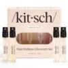 71NkkMPAriL._SL1500_.jpg Kitsch Hair Perfume For Women (Discovery Set) - Pistachio Latte, Warm Sugar, Sheer Violet & Amber Waves - Patented Odor-Eliminating Technology, Body Mist - Freshen Hair, Body & Pillows - 4x1.5mL