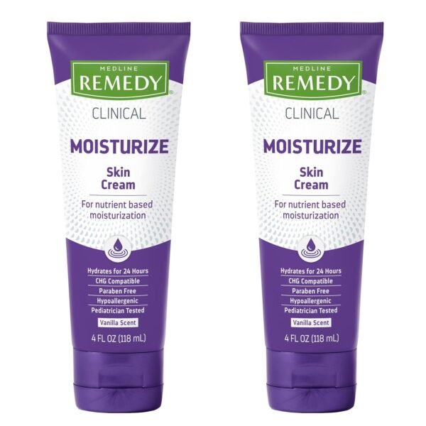 Medline Remedy Phytoplex Nourishing Skin Cream Moisturizer, 4 Fl. Oz (Pack of 2)