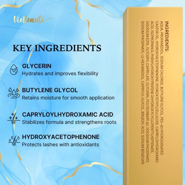 Eyelash Serum for Lash Growth for Women: Natural Lash Serum for Longer Fuller Healthier Lashes - Vegan & Cruelty-Free Eyelash Enhancer for Sensitive Eyes 5mL 0.17 Fl Oz 5-Month Supply