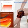 Wireless Red Light Therapy for Knee Pain Relief – 660nm Red & 880nm Infrared Heating Pad for Arthritis, Joint & Muscle Pain – Adjustable Fit, Ideal for Seniors & Home Use