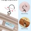 71ORmuIK8L._AC_SL1500_.jpg BAGSMART Toiletry Bag Hanging Travel Makeup Organizer with TSA Approved Transparent Cosmetic Bag Makeup Bag for Full Sized Toiletries, Large-Blck