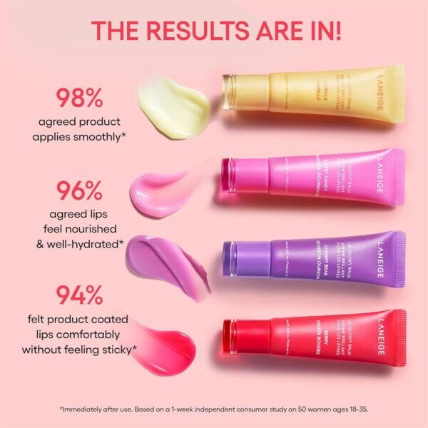 71OU492wGFL._SL1500_.jpg LANEIGE Lip Glowy Balm: Hydrate, Glossy, Lightweight, Moisturize & Tint with Shea Butter