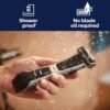 Philips Norelco Bodygroom 7000 Series, Showerproof Groin and Body Trimmer for Men, Precise Body Grooming, Adjustable Comb, Safe Even Below The Belt, 80 Min. Runtime, Model BG7030/49
