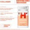 71OyOj2YcmL._AC_SL1500_.jpg Habit Collagen Supplement (60 Capsules) - New Look, 2000mg Collagen Peptides, Vitamin C & Vitamin E, Skin Health, Antioxidants, Non-GMO, Gluten Free (1 Pack)