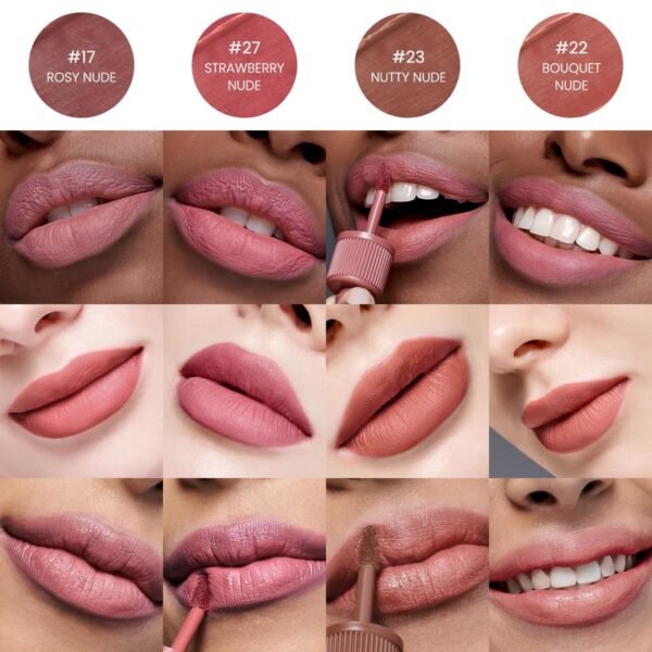 71P3zBtXLSL._SL1200_.jpg Peripera Ink the Velvet Lip Tint - High Pigment Color, Longwear, Weightless, Not Animal Tested, Gluten-Free, Paraben-Free (017 ROSY NUDE)
