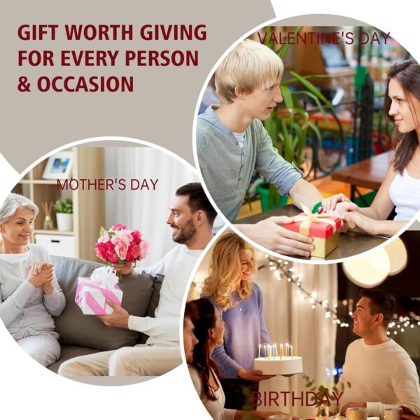 Portable Bath and Body Care Travel Set for Women & Girls, Rose 3PCS Set - Shower Gel, Body Lotion, Body Mist, Personal Body Care Gift Set for Birthday Mother's Valentine's Day Gifts for Her