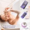 Birthday Gifts for Women, Luxury Home Spa Kit, 8pcs Lavender & Lilac Bath Gift Set, Gift Baskets for Women Unique with Bath Bombs, Sea Salt, Scented Candle, Body Lotion