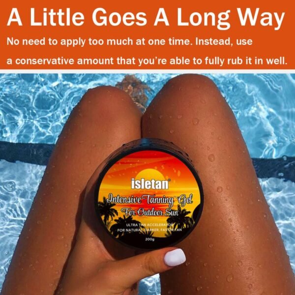 intensive tanning gel pineapple, tanning gel for outdoor sun & tanning bed