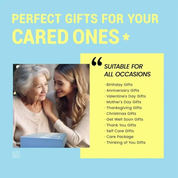 Gifts for Women, Bath and Body Womens Gift Sets with 5 Pcs Ocean Scented Spa Gifts for Women Bath Gift with Scented Candle Body Butter Hand Cream Bath Bomb Mothers Day Gifts