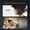71PiGROiv0L._AC_SL1500_.jpg Terviiix Mini Flat Iron for Short Hair Temperature Adjustable, 1/2 Inch Mini Small Portable Ceramic Travel Hair Straightener for Men, Black