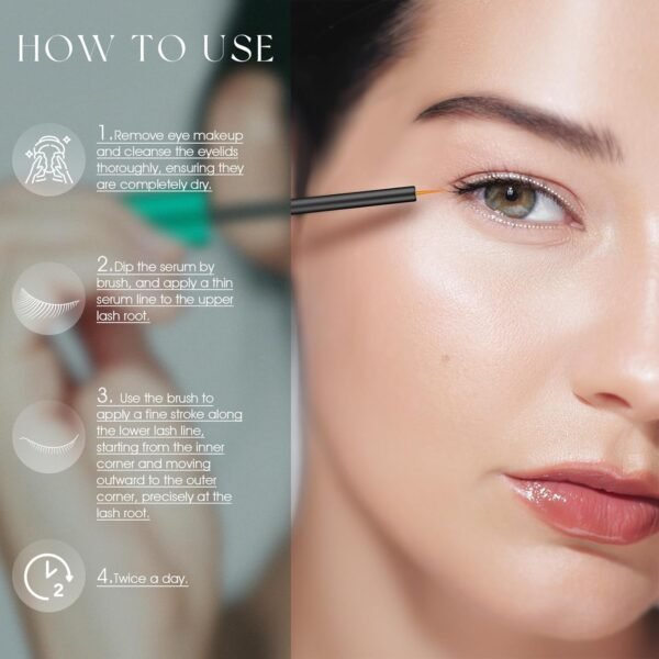 71PpshrjctL._SL1500_.jpg Eyelash Serum:Enhances,Promotes Natural Growth,Longer,Thicker,Stronger,Healthier Lashes.Cruelty-Free, Suitable for Sensitive Eyes & Hypoallergenic Skin.0.1 Fl. Oz (3 ML) 2-Month Supply.