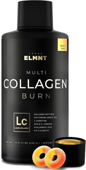 71PuVop80OL._AC_SL1500_.jpg Premium Liquid Collagen for Women Weight Loss & Beauty w. Hyaluronic Acid, Biotin, L-Carnitine, Apple C Vinegar - Ultra Pure Multi Collagen Protein Shots Drink + Hair & Skin Liquid Vitamins - Colageno