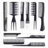 Oneleaf Styling Hair Comb 10PCS Hair Stylists Professional Styling Comb Set Variety Pack Great for All Hair Types & Styles