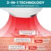 71Q92Wj8CJL._AC_SL1500_.jpg Norelie RedRevive Cold Laser Therapy Device - Portable Infrared and Red Light Therapy Wand for Relief of Joints, Muscle and Body Pain, Dual Wavelength Technology with 4 Intensity Levels