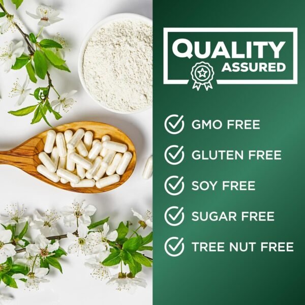 Collagen Peptides for Women & Men - Type I, II, III, V, X Multi Collagen, Hydrolyzed Collagen Supplement Supports Hair, Nail, Skin, Bone and Joint Health with Vital Nutrients & Proteins - 120 Capsules