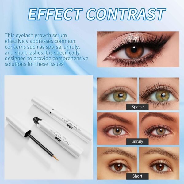 71QQ7FPVIoL._SL1500_.jpg W3W Eyelash Growth Serum, Lash Serum For Longer, Thicker Lashes, Eyelash Serums with Natural Formula (3ml)