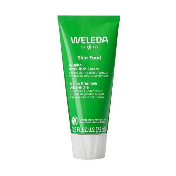 71QdMGwy1UL._SL1500_.jpg Weleda Skin Food Original Ultra-Rich Body Cream 2.5 Fluid Ounce, Plant Rich Hydrating Moisturizer with Pansy, Chamomile and Calendula