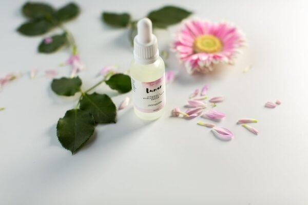 Vitamin C Hyaluronic Acid Serum by Lunar Glow. A Natural Anti Ageing Serum For Your Face & Skin. 1 fl.oz - 30ml.