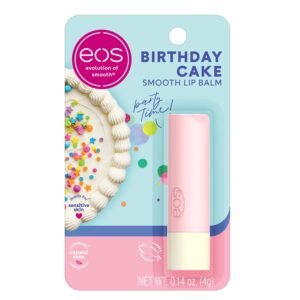 71Qpu7-BsSL._SL1500_.jpg eos Natural Shea Lip Balm- Birthday Cake, All-Day Moisture Lip Care Products, 0.14 oz