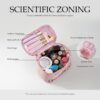 71QsBOT3F2L._AC_SL1500_.jpg AmBealla Makeup Bag Large Waterproof Cosmetic Bags with Makeup Brush Holder, Cute Printed Makeup Organizer for Women Traveling,Portable Toiletry Bag for Girls