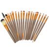 All in One Makeup Kit - 2X14 Eyeshadow Palette, Liquid Foundation, Eyeliner Pencils, Contouring Stick, Lip Gloss, 20Pcs Makeup Brushes (Black)