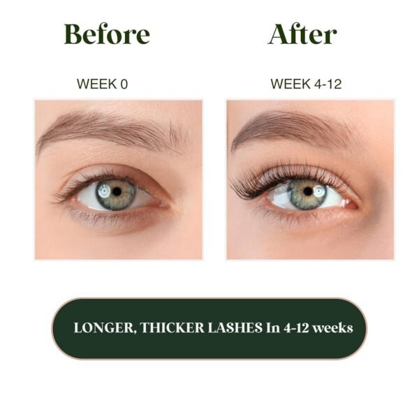 71R4bj6qKOL._SL1500_.jpg Organic Castor Oil Eyelash Growth Serum For Eyelashes and Eyebrows with Mascara Tube Filled with Premium Cold Pressed, Hexane Free Castor Oil