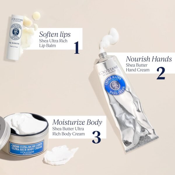 71RGELXIBL._SL1500_.jpg L'OCCITANE Ultra-Rich 10% Shea Butter Nourishing Lip Balm Stick: Moisturize Dry Lips, Twist Up, Softening, With Beeswax and Castor Oil, Silicone-Free