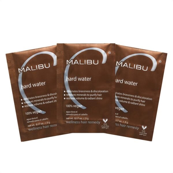 Malibu C Hard Water Wellness Remedy - Removes Deposits & Impurities - Contains Vitamin C for Shiny, Vibrant Results - Hard Water Treatment