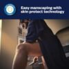 Philips Bodygroom Series 5000, Showerproof Groin and Body Trimmer, Close and Comfortable Shave, Complete Body Grooming Including Back, 60 Min. Runtime, Model BG5025/40