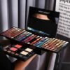 190 Colors Makeup Pallet,Professional Makeup Kit for Women Full Kit,All in One Makeup Sets for Women&Beginner,include Eyeshadow,Lipstick,Compact Powder,Eyeliner,Concealer(004-Black)