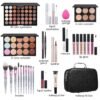 Makeup Kit For Girls,Full Makeup Set For Wonmen Includes 40 Colors Eyeshadow Palette Lip Gloss Liquid Lipstick Make up Sponge Brushes Eyebrow Concealer With Makeup Bag