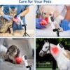 Cold Laser Therapy Device for Humans & Dogs, 4x808nm + 14x650nm Red Light Therapy for Body Pain Relief, Handheld lllt Near Infrared Light Wand with Stand for Joint, Back, Knee, Muscle Use