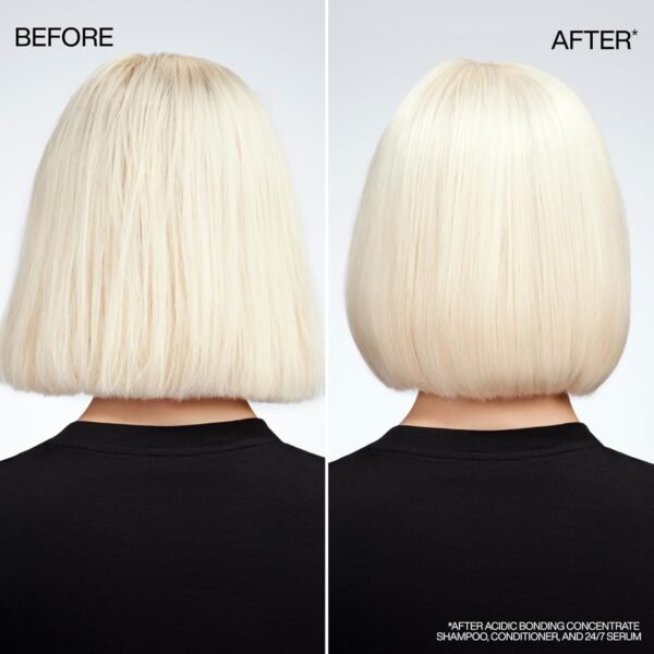 Redken Acidic Bonding Concentrate 24/7 Night & Day Serum For Damaged Hair - Nourishes & Restores, Overnight Repair & Protection