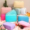 71SbPPu8wmL._AC_SL1500_.jpg Sweetude 10 Pieces Nylon Makeup Bag Cosmetic Bags for Women Reusable Makeup Organizer Bag Cosmetic Travel Bag Big Capacity Toiletry Travel Organizer with Zipper(Colorful)
