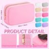 71T1g0faF8L._AC_SL1500_.jpg Sweetude 10 Pieces Nylon Makeup Bag Cosmetic Bags for Women Reusable Makeup Organizer Bag Cosmetic Travel Bag Big Capacity Toiletry Travel Organizer with Zipper(Colorful)