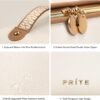 71TBnezUTzL._AC_SL1500_.jpg Prite Makeup Bag for Women Travel Waterproof Vegan Leather Cosmetic Bag Open Flat Toiletry Bag With Clear Divider and Handle (Beige)