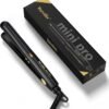 71TFZjaxIFL._AC_SL1500_.jpg Terviiix Mini Flat Iron for Short Hair Temperature Adjustable, 1/2 Inch Mini Small Portable Ceramic Travel Hair Straightener for Men, Black
