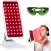 Red Light Therapy, Handheld Red Light Therapy for Face with Adjustable Stand, 660nm & 850nm Infrared Red Light Therapy Device at Home and Office Use