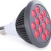 Hooga Red Light Therapy, 660nm 850nm, 12 Dual Chip LEDs, Portable and Targeted High Irradiance for Skin, Pain Relief, Anti-Aging, Muscle Recovery, Sleep - Power Cord & Base Included, HG24