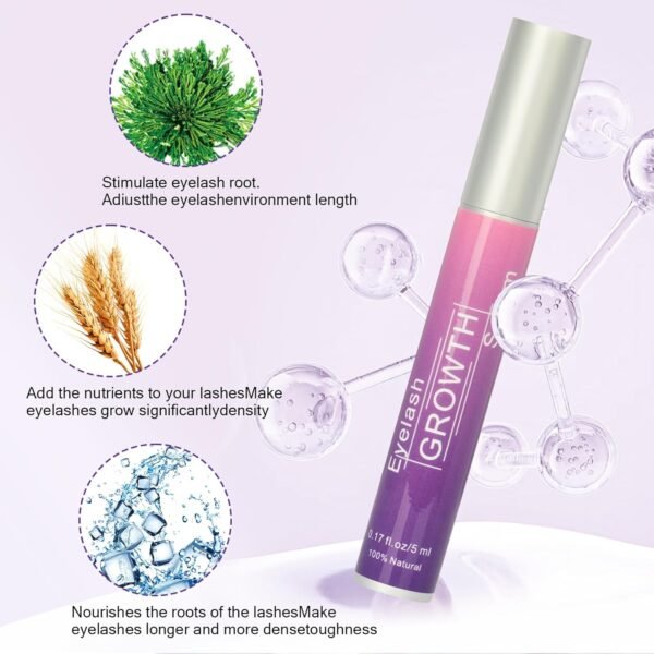 71TRTuWm-fL._SL1500_.jpg Premium Eyelash Growth Serum, Eyebrow Growth Serum, 18 Plant Extracts for Advanced Lashes Enhancer Longer, Fuller and Thicker, Natural Beauty Enhancement(5ml)