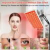 Red Light Therapy for Body Face, Infrared Light Therapy with Stand, Red Lights Therapy Lamp Panel, LED 660nm 850nm Near Infrared Redlight Therapy Device for Full Body Skin Home