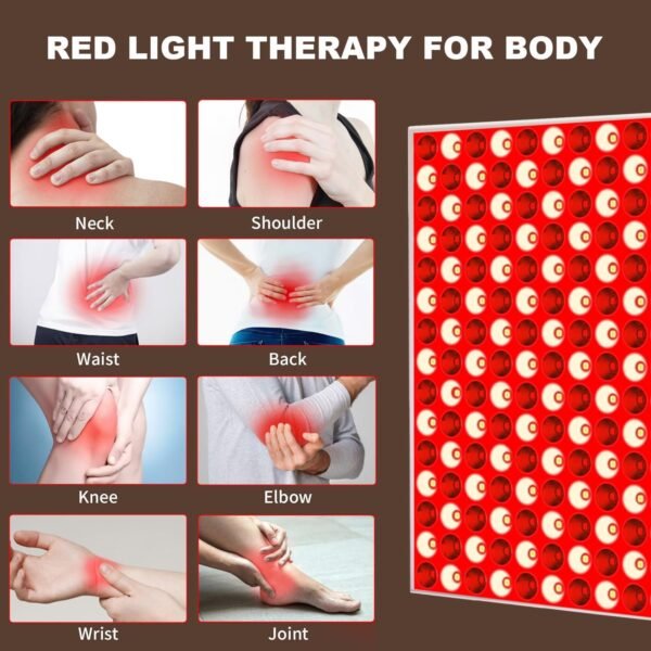 Red Light Therapy Lamp, Red Light Therapy for Body, Infrared Light Therapy Panel for Face with Stand, 660nm Red and 850nm Near Infrared LED Red Light Therapy Device at Home for Face and Body (2 Pack)