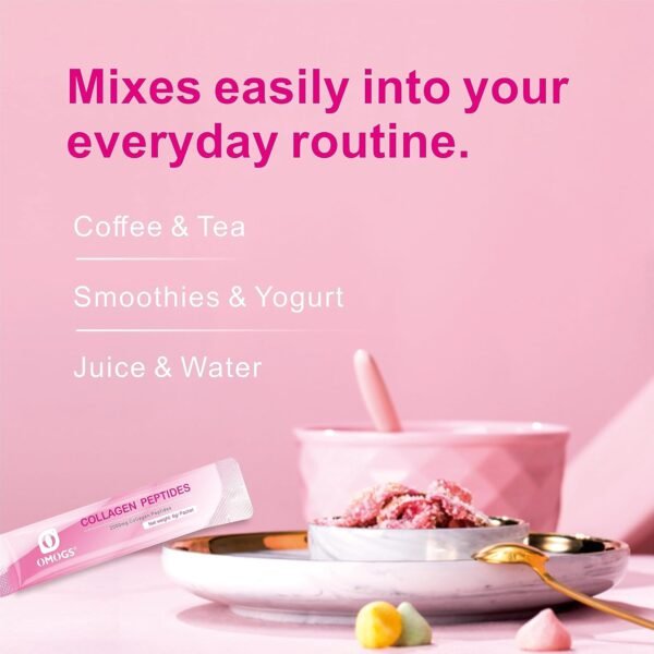 Collagen Peptides Powder, with Prebiotics & Cranberry Extract -Hydrolyzed Collagen Peptides Support Hair, Skin, Nail, Bone & Digestive Health, Grass Fed, Non-GMO, for Women & Men