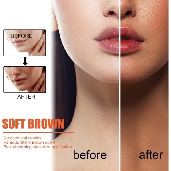 Tanning Gel, Intensive Soft Brown Tanning Accelerator Cream, Intensive Tanning Gel For Outdoor Sun, Achieve Natural Tan Skin, 100g