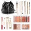 Color Nymph Makeup Set for Teens Girls with Cosmetic Bag, Full Face Makeup Kit For Women included 9 Color Eyeshadow Palette Concealer Liquid Blush Eyeliner Lipgloss