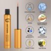 71UJ2YFNIRL._SL1500_.jpg Premium Eyelash Growth Serum, Lash Growth Serum 5ML, Eyebrow Growth Serum with Peptides, Irritation-Free Eyelash Serum to Grow Lashes, Lash Boost for Fuller, Longer, Thicker, and Stronger Lashes, Gold
