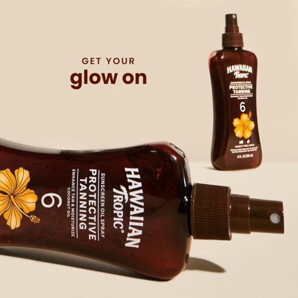 71ULlw7IkL._SL1500_.jpg Hawaiian Tropic Island Tanning Oil Spray Sunscreen SPF 6, 8oz | Tanning Sunscreen, Moisturizing Body Oil, Oxybenzone Free, 8oz
